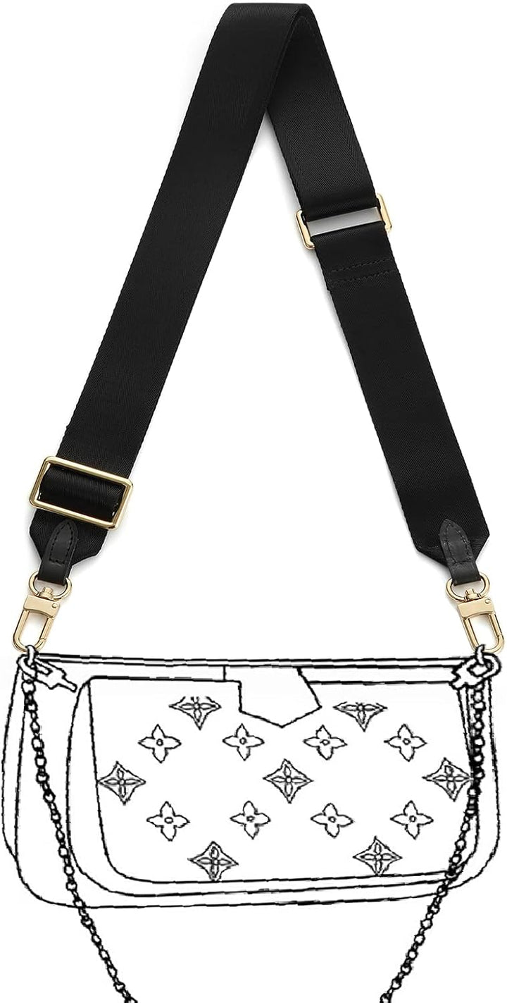 Verstellbarer Schultergurt Taschengurt Breit Schulterriemen Damen Taschenband Multi Pochette Accesso
