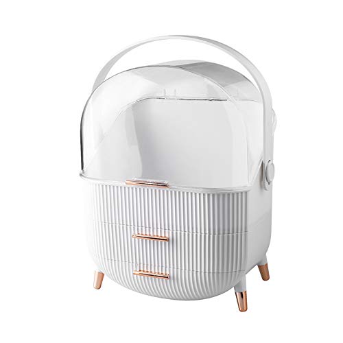 Kosmetik-Organizer, Aufbewahrungsbox, staubdicht, Make-up-Koffer mit Schublade, multifunktionaler Ma