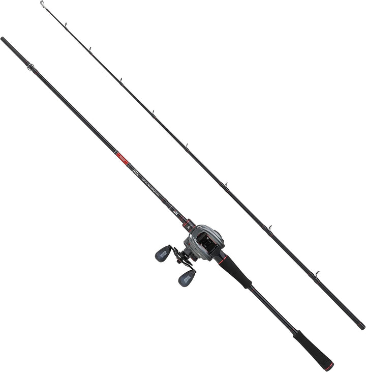 Abu Garcia MAX LP Hecht-Kombination, Ruten- und Rollen-Set, perfekt zum Köderangeln, 24T Carbon-Rohl
