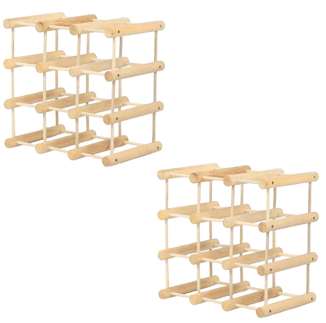 Weinregal Modular TANNE, für 24 Flaschen oder mehr, Flaschenregal, Weinständer, Getränkeregal, Flasc