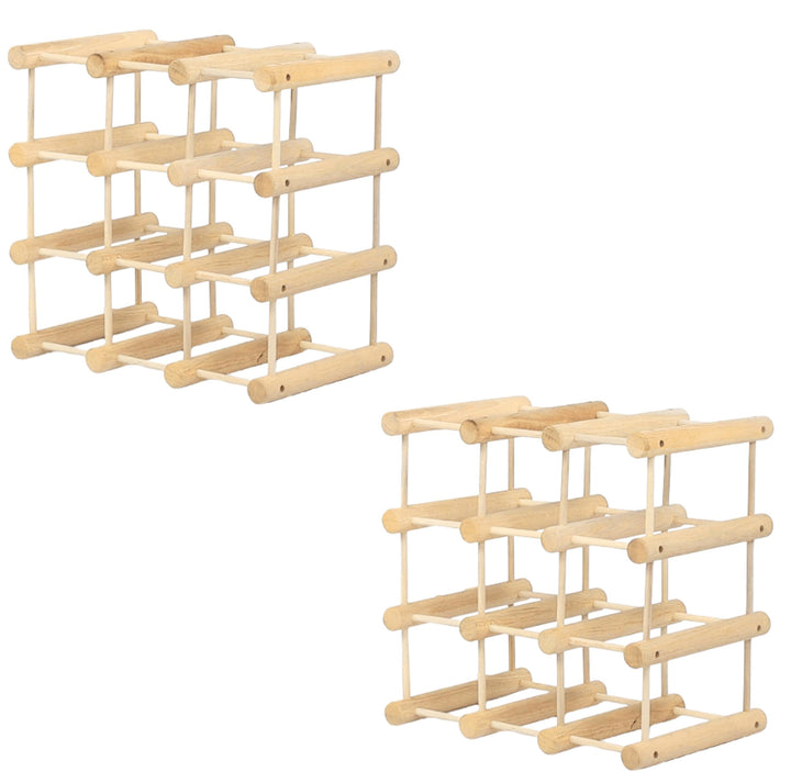 Weinregal Modular TANNE, für 24 Flaschen oder mehr, Flaschenregal, Weinständer, Getränkeregal, Flasc