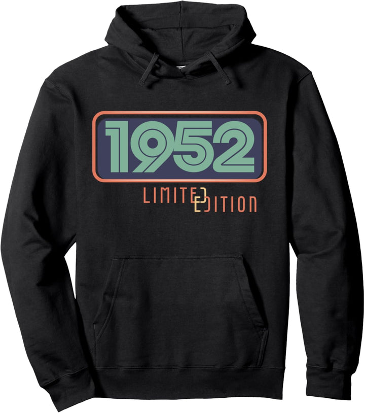 72. Geburtstag Mann Frau 72 Jahre 1952 Deko Lustig Geschenk Pullover Hoodie