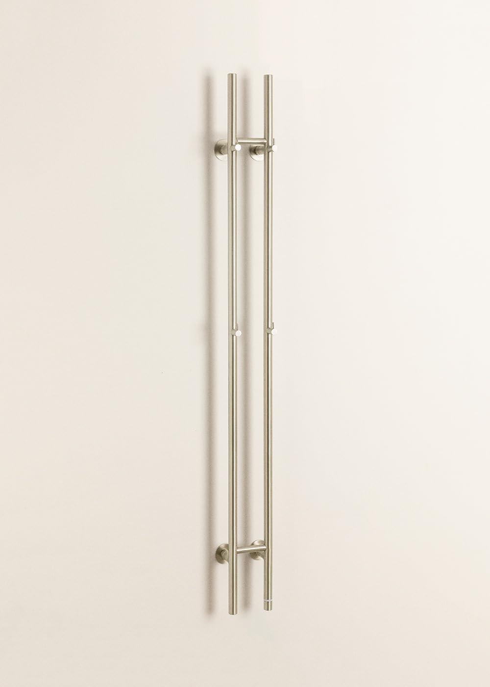 CREATE/WARM Towel Tube/Elektrischer Handtuchhalter mit 2 Stange Edelstahl/Vertikales Design, 2 Tempe