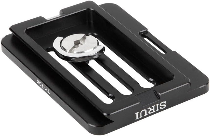 Sirui TY-70X Schnellwechselplatte (Alu, 1/4 Gewinde, geeignet für Sirui und Arca-Swiss) schwarz, TY-