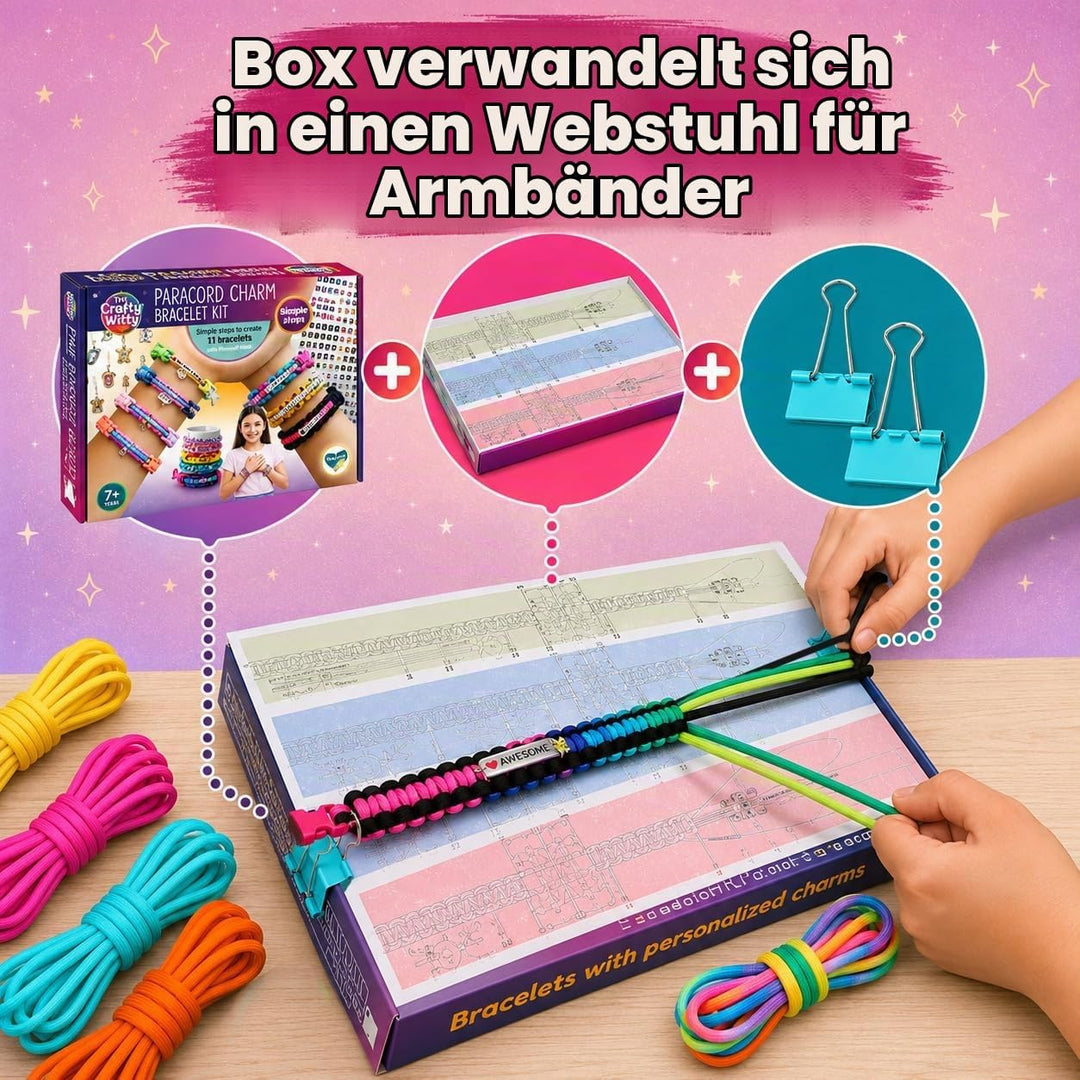 Personalisierte Charm Friendship Bracelet Making Kit: Beste Kinder im Alter von 7-14. Grosse Aktivit
