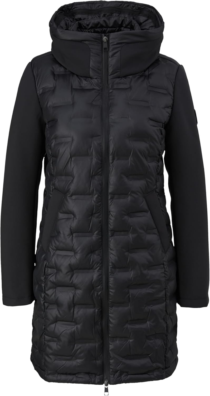 s.Oliver Damen Mantel Langarm 34 Schwarz, 34 Schwarz