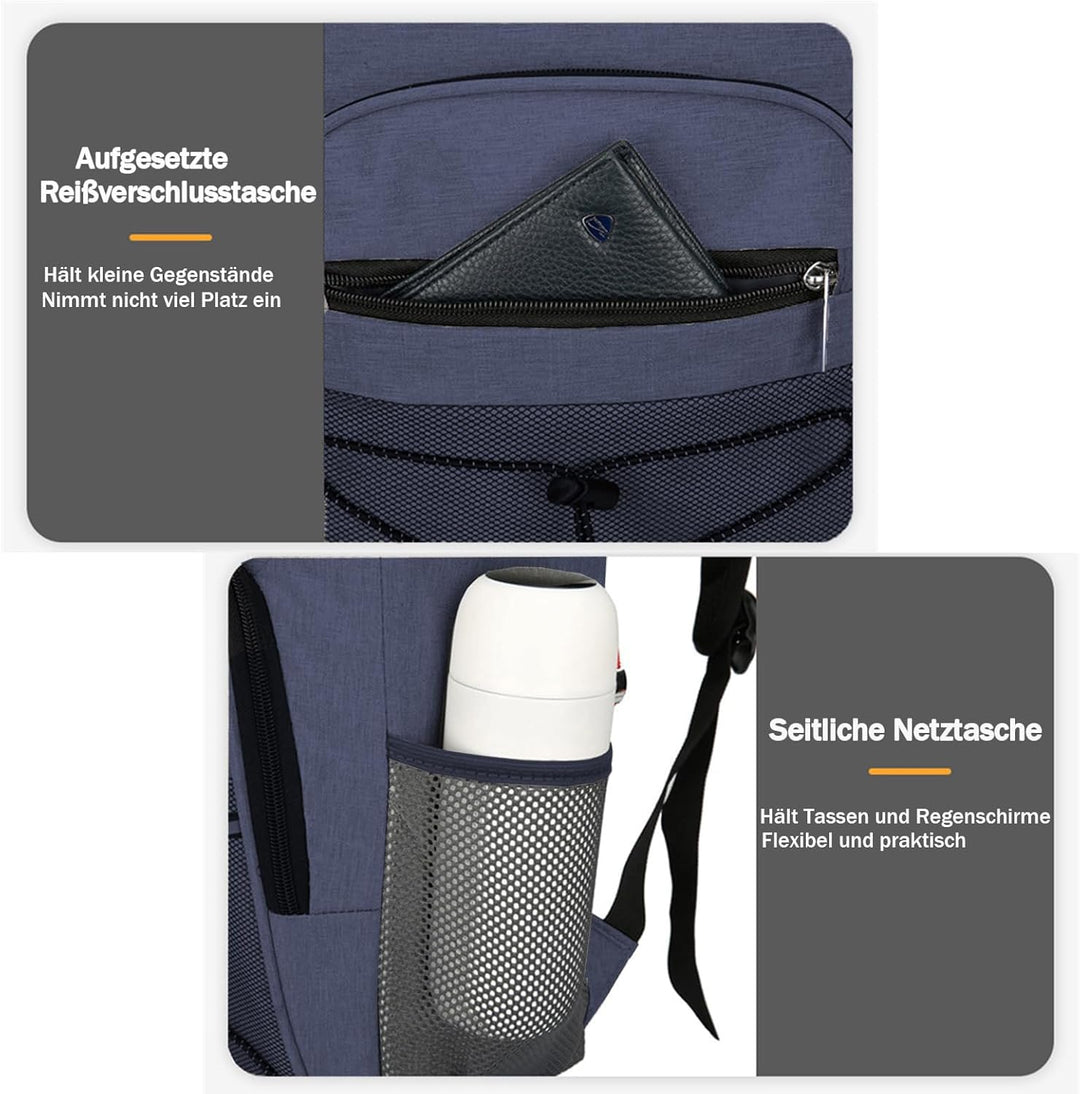 Kühlrucksack, Gross Isolierte Kühltasche, 30L Wasserdichten Kühltasche Rucksack, Ultraleicht Rucksäc