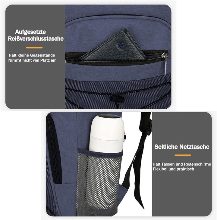 Kühlrucksack, Gross Isolierte Kühltasche, 30L Wasserdichten Kühltasche Rucksack, Ultraleicht Rucksäc
