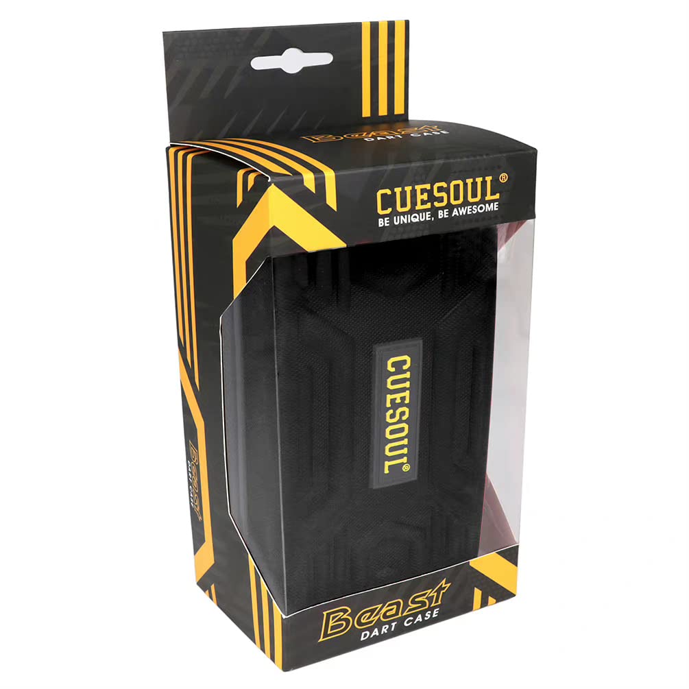 CUESOUL Beast Dart-Etui für 2 Dartpfeile mit Stahlspitze/weicher Spitze, grosse Dartpfeile zur Aufbe