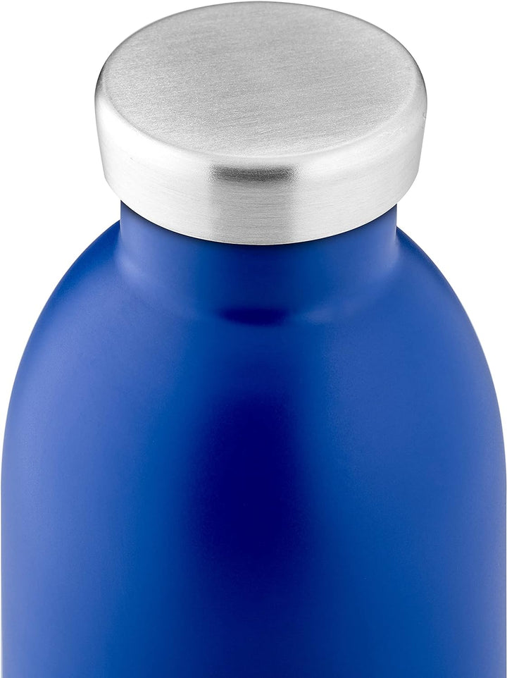 24 Bottles Clima Bottle Isolierflasche aus lebensmittelechtem Edelstahl in der Farbe Gold Blue, 500m