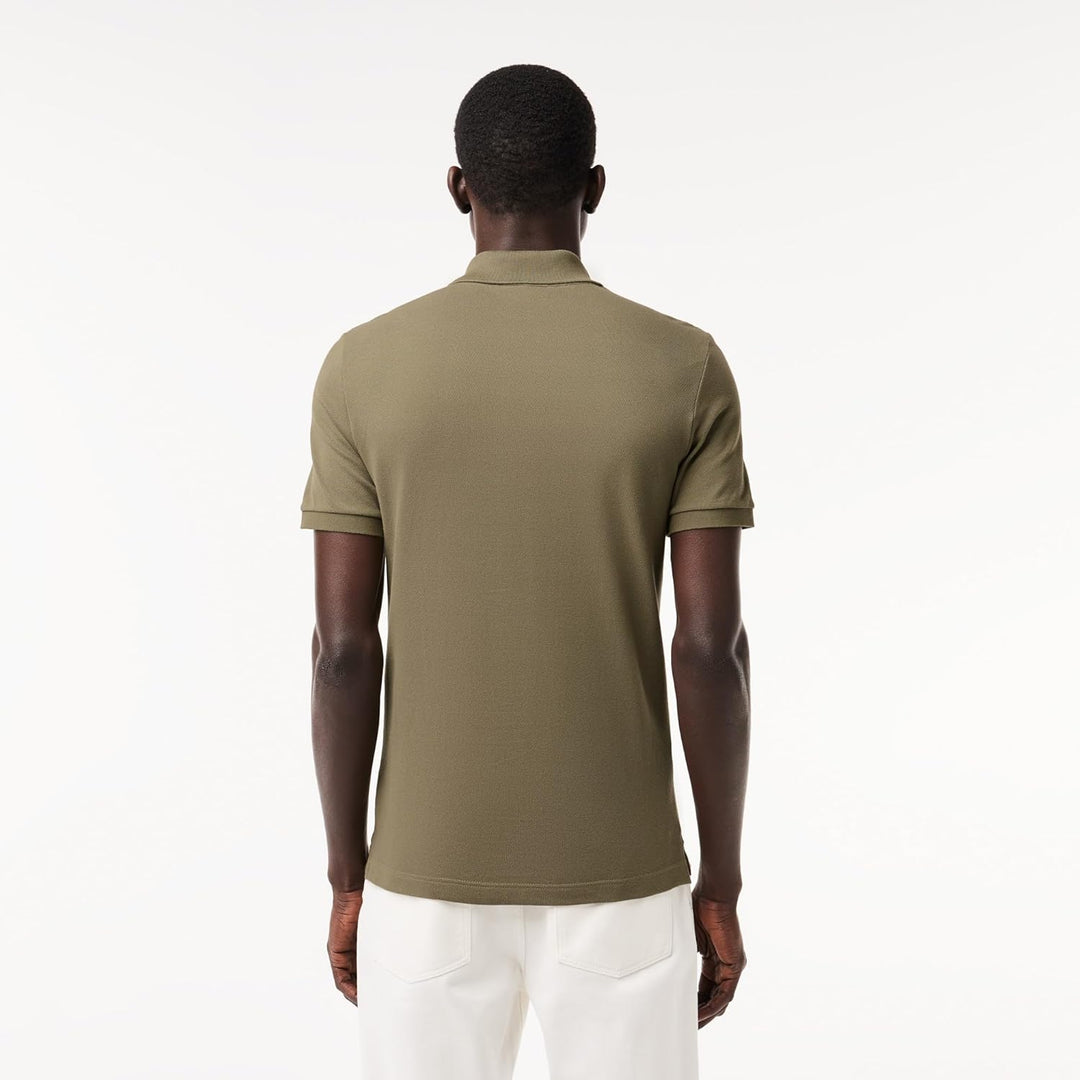 Lacoste Herren Polo-Shirt Kurzarm PH4012, Männer Polo-Hemd,2 Knopf,Slim Fit XS Khaki, XS Khaki