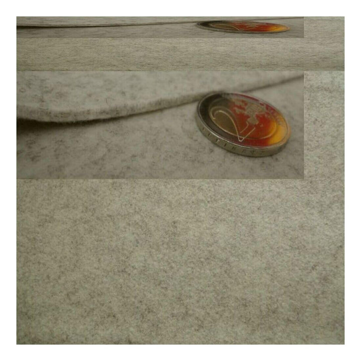 Fabrics-City naturmelange bastel Filzstoff 2,2mm 900g 150cm, Dekorations Filz, Bastelarbeit, Taschen