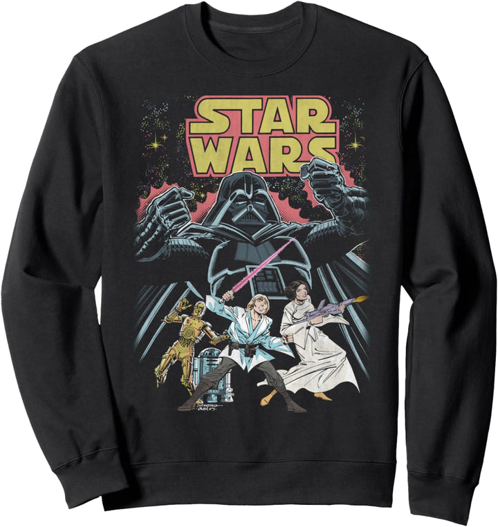 Star Wars Group Shot Vader Sith Lord Comic Cover Sweatshirt