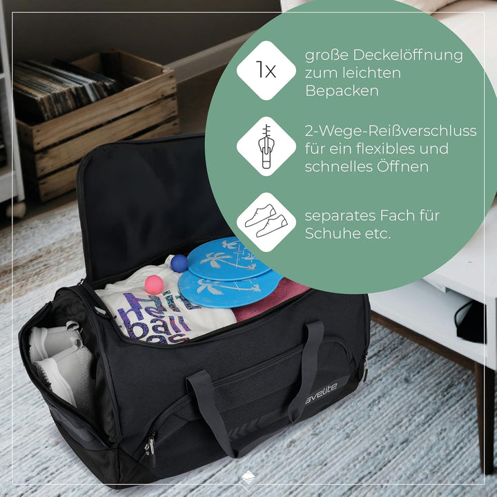 travelite grosse Reisetasche Grösse L, Gepäck Serie KICK OFF: Praktische Reisetasche für Urlaub und