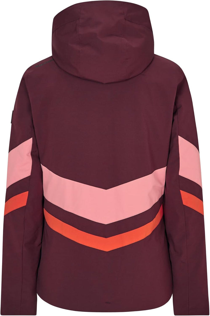 Ziener Damen Telia Ski-Jacke/Winter-Jacke | warm, atmungsaktiv, wasserdicht (1er Pack) 34 velvet red