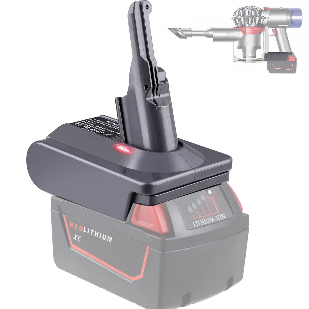 Für Dyson V8 Milwaukee M18 Batterieadapter, für Milwaukee M18 18 V Batterie, konvertiert zu für Dyso