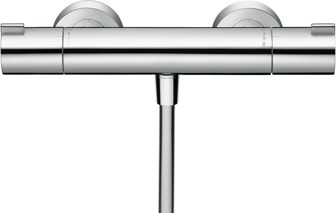 hansgrohe Ecostat - Duschthermostat Aufputz, Duscharmatur mit Sicherheitssperre (SafetyStop) bei 40°