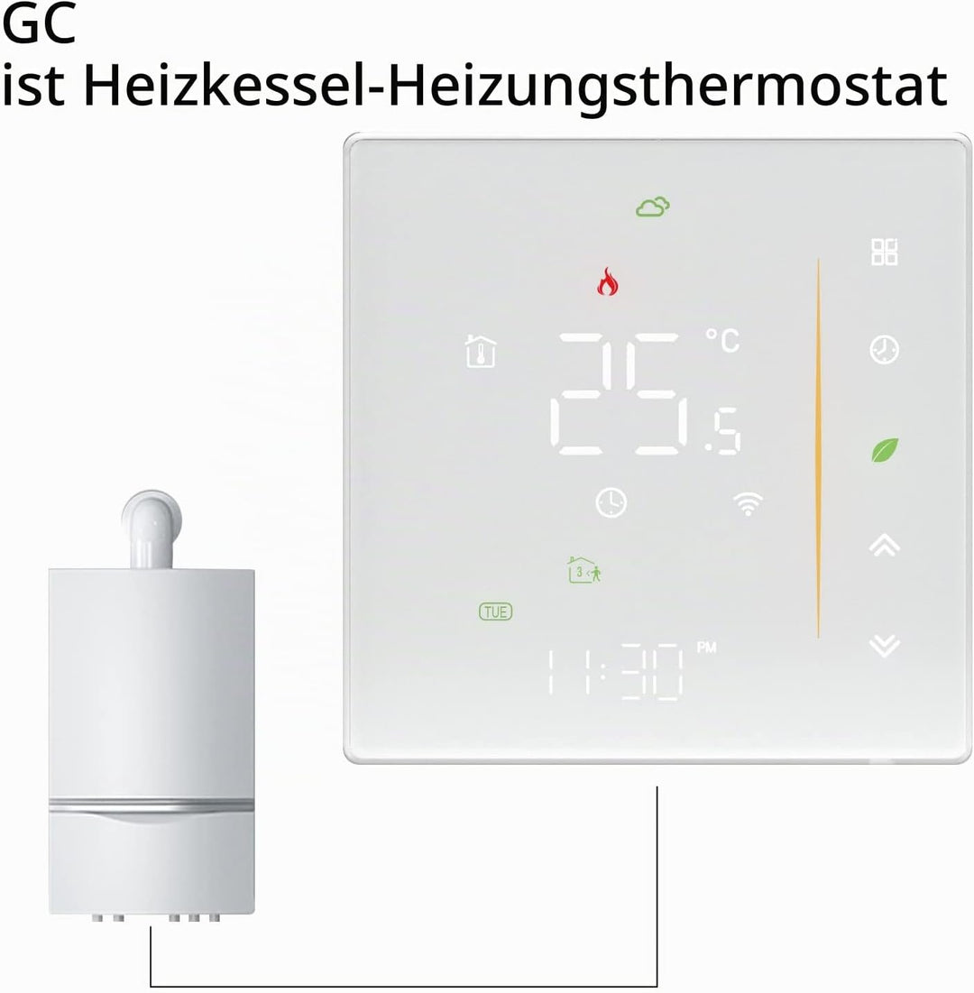 MOES Smart Thermostat WiFi Programmable Room Underfloor Heating Temperature Controller for Gas Boile