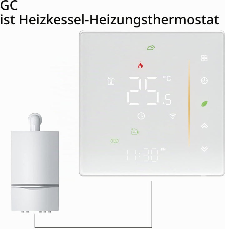 MOES Smart Thermostat WiFi Programmable Room Underfloor Heating Temperature Controller for Gas Boile