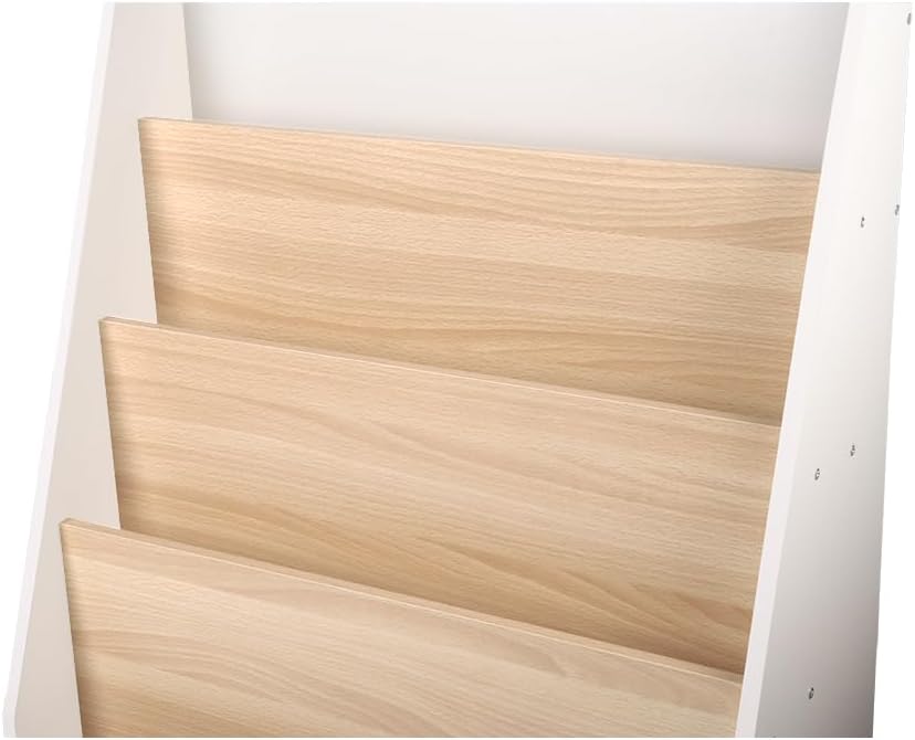 homewell Kinder Bücherregal aus MDF, 4 Fächer Bücherständer für Kinderzimmer, Bücherregal Aufbewahru