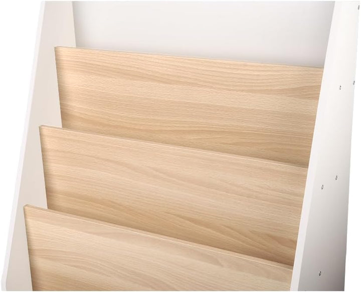 homewell Kinder Bücherregal aus MDF, 4 Fächer Bücherständer für Kinderzimmer, Bücherregal Aufbewahru