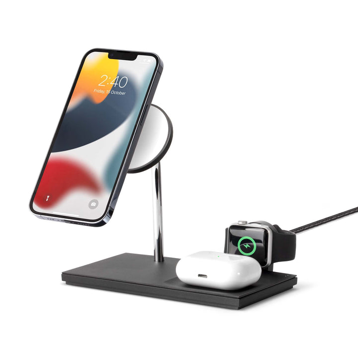 Native Union Snap 3-in-1 Magnetic Wireless Charger - Ladestation für iPhone 14/13 / 12 & Watch Ultra