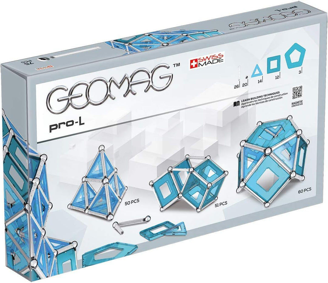 Geomag 23' PRO-L Building Set, Mixed, 75 Pieces 75 Stück, 75 Stück
