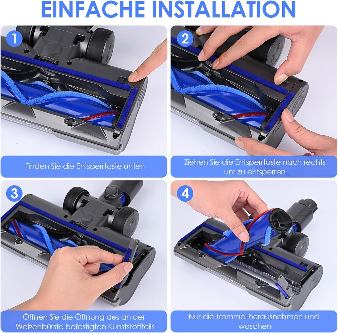 Dreamhigh Bürste Ersatzteile Kompatibel mit Dyson, Elektrische Bürste Kompatibel mit Dyson V6 DC59 D