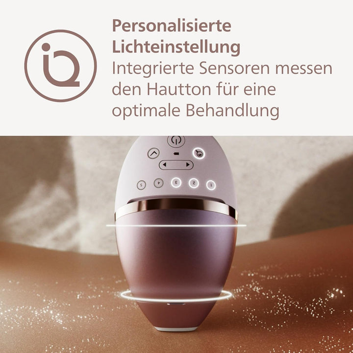 Philips Lumea 9900 Series, IPL-Haarentfernungsgerät, Alternative zur Laserhaarentfernung, SenseIQ un