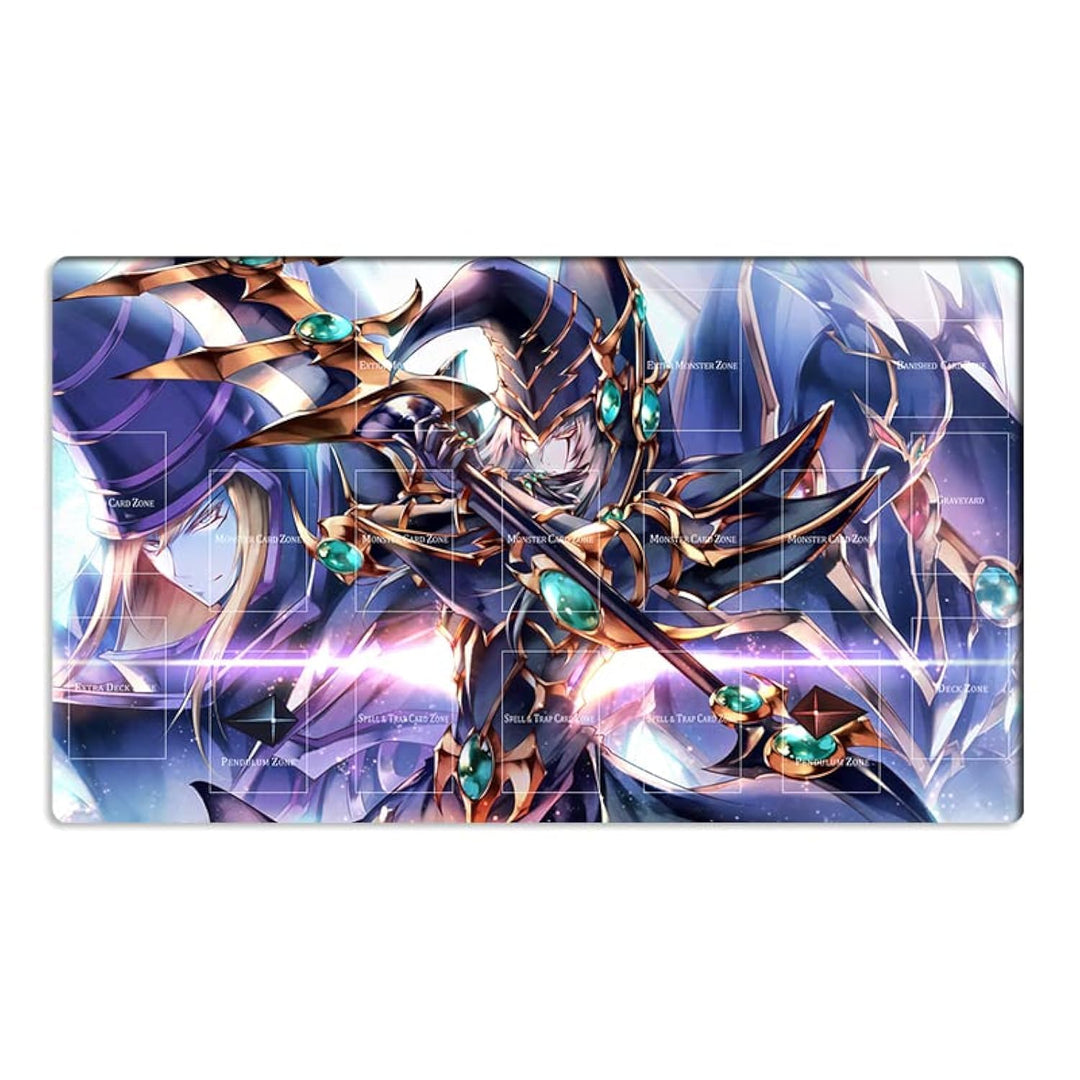 Mikemat ZD014-04 Spielmatte Dark Magician Black Rose Dragon Mauspad TCG CCG Sammelkartenspielmatte +
