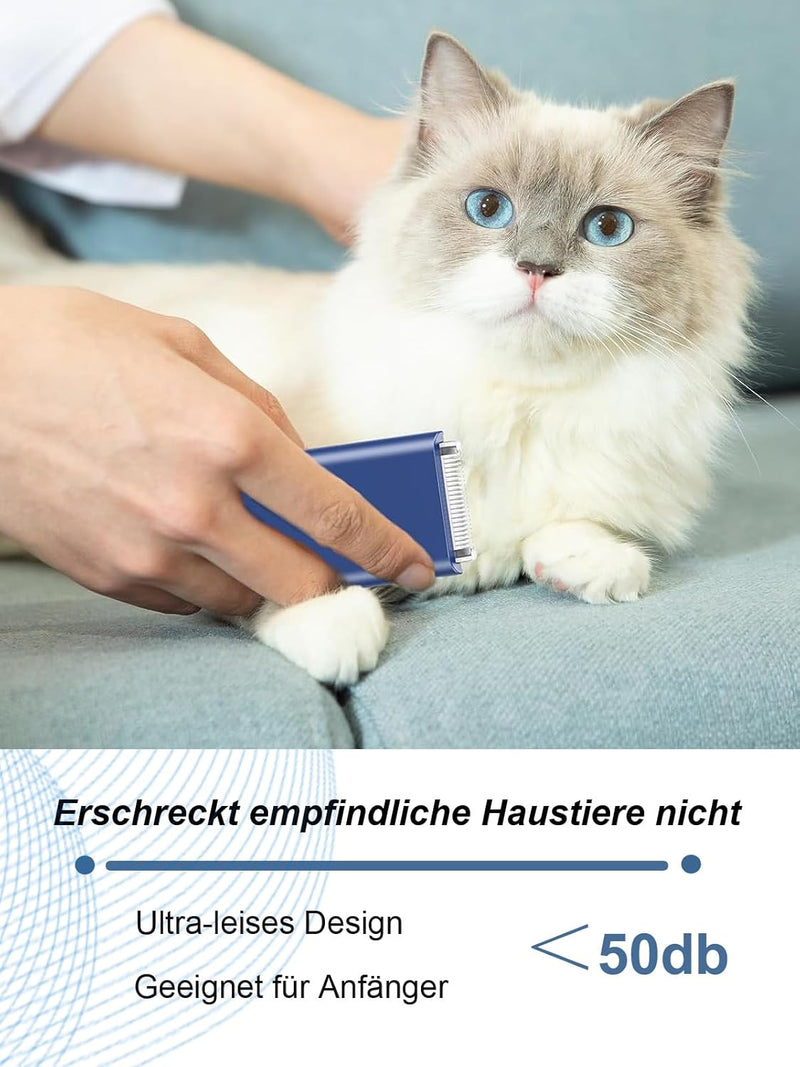 OPENBEAUTY Hunde Schermaschinen,Tragbare Katzenschermaschinen mit Typ-C Schnellaufladung,Schnurlose