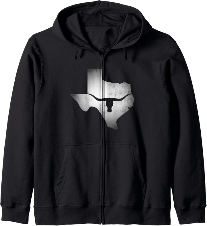 Bundesstaat Texas Bull Longhorn Kapuzenjacke
