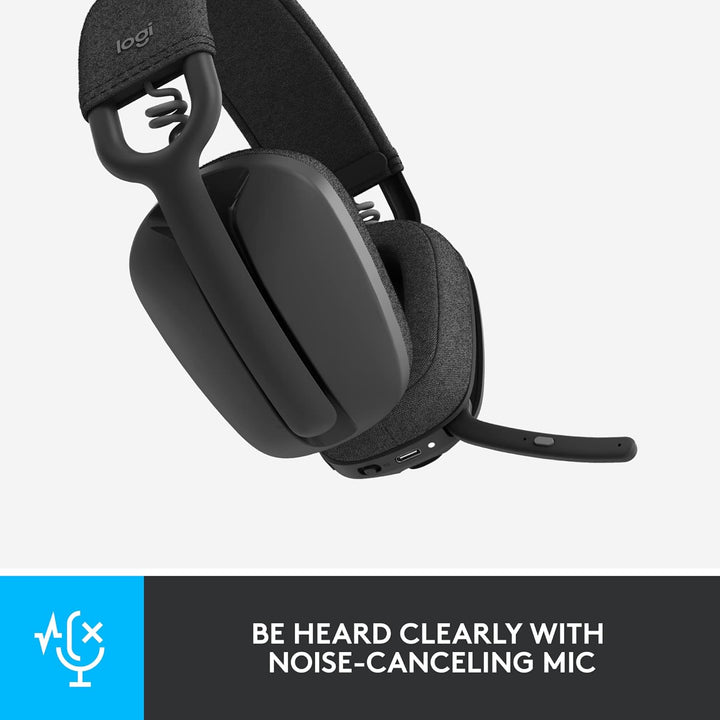 Jabra Evolve2 65 Wireless PC Headset with Charging Stand & Logitech Zone Vibe 100 Leichte, kabellose