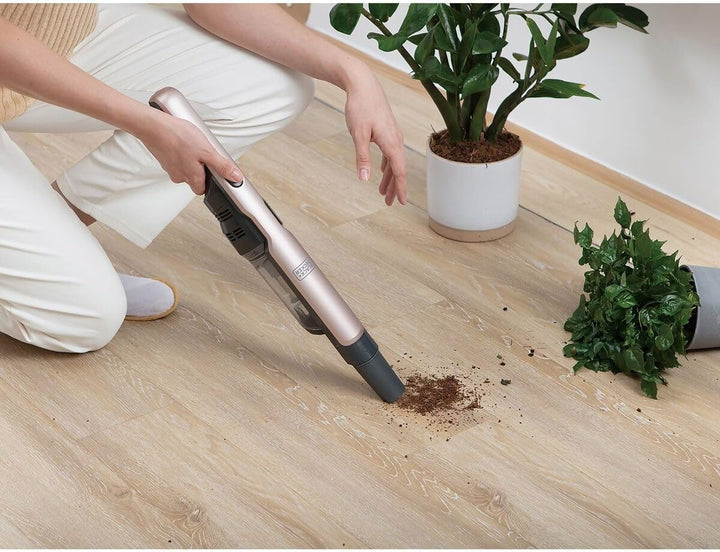 BLACK+DECKER Dustbuster Slim DVC320BRG (12V Akku Handstaubsauger im Super Slim Design, kabellos, mod