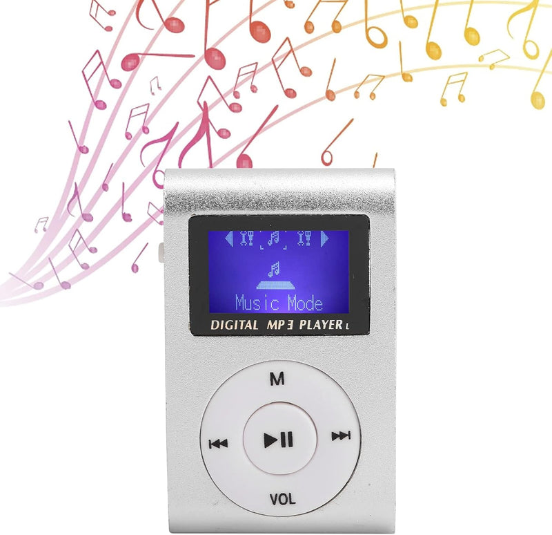 Mini-MP3-Player, Tragbarer Musik-Player, mit LCD-Bildschirm, Speicherkartenunterstützung, Maximale U