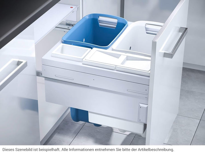 Hailo Laundry Carrier Slide Wäsche Sammler 60 er Unterschrank Auszug Wäschekorb