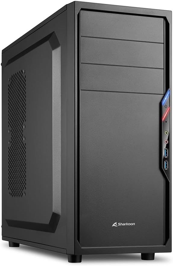 Sharkoon VS4-V PC-Gehäuse (2x USB 3.0, ATX) schwarz