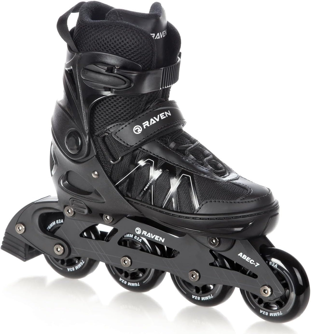 RAVEN Expert 2in1 Schlittschuhe Hockey Inline Skates Inliner für Kinder und Erwachsene verstellbar,
