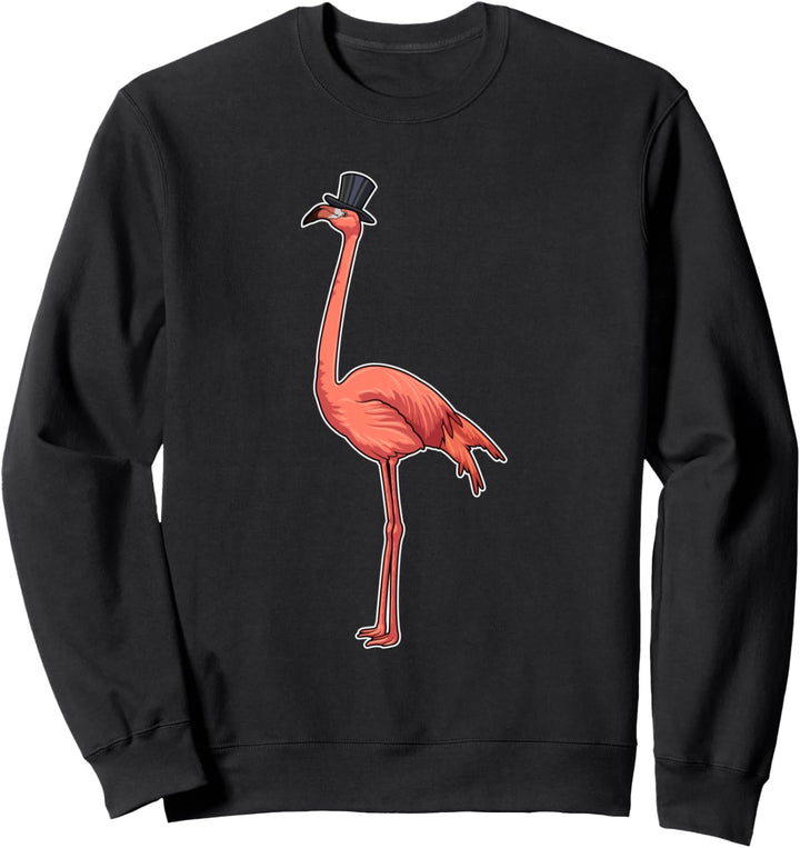Flamingo Gentleman Zylinder Sweatshirt