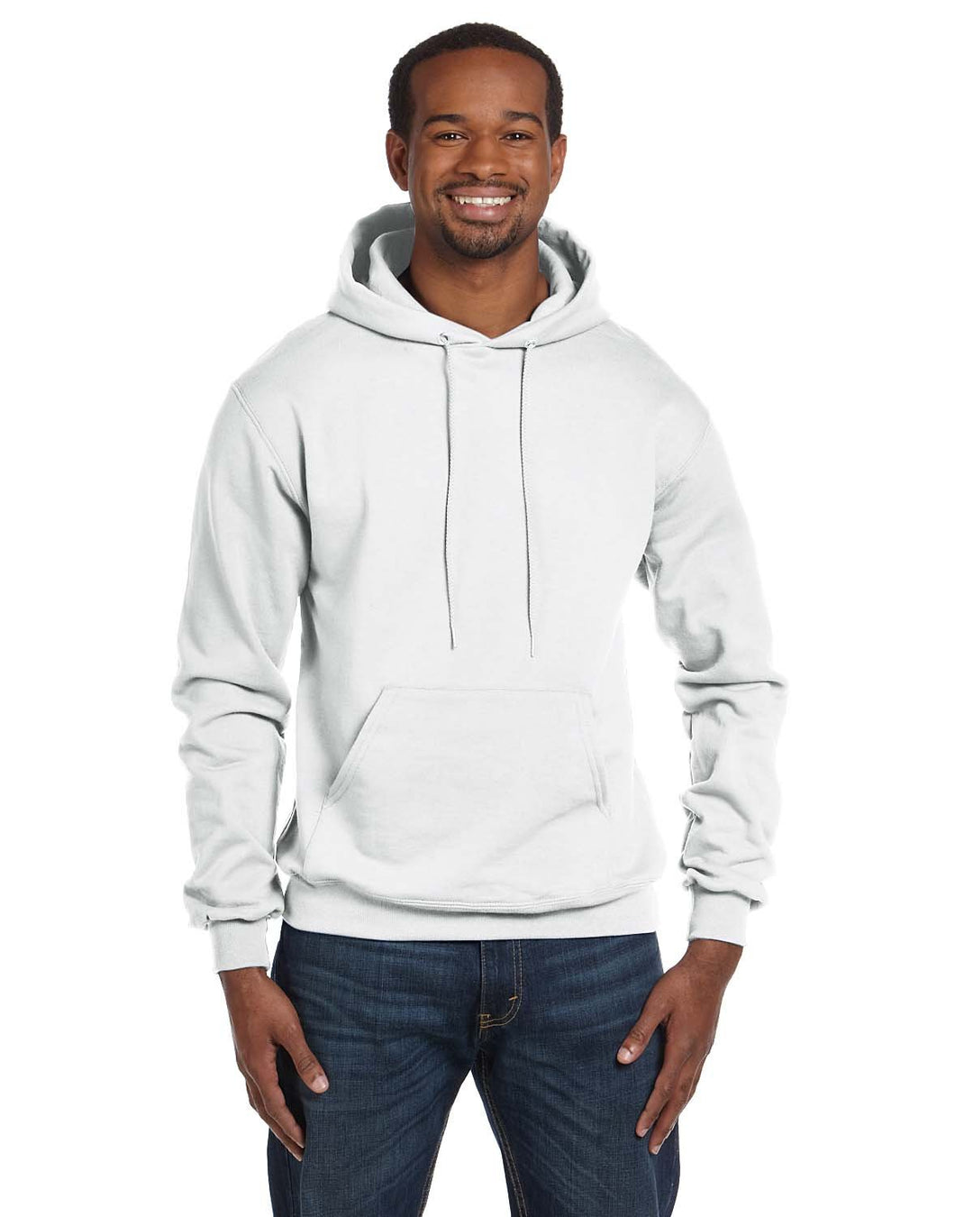 Champion Herren Kapuzenpullover S Weiss, S Weiss