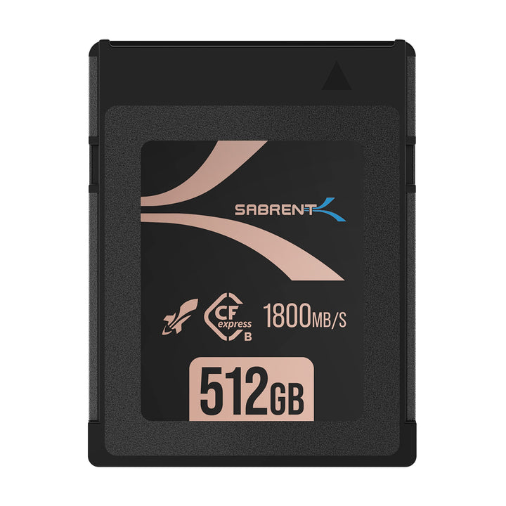SABRENT CFexpress Speicherkarte Typ B 512GB (1800 MB/s Lesen, 1700MB/s Schreiben, cf Express Memory