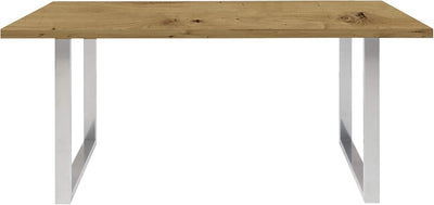 FORTE Tischsystem: Tischplatte aus Holzwerkstoff in Artisan Eiche, 160 x 3,8 x 90 cm Artisan Eiche D