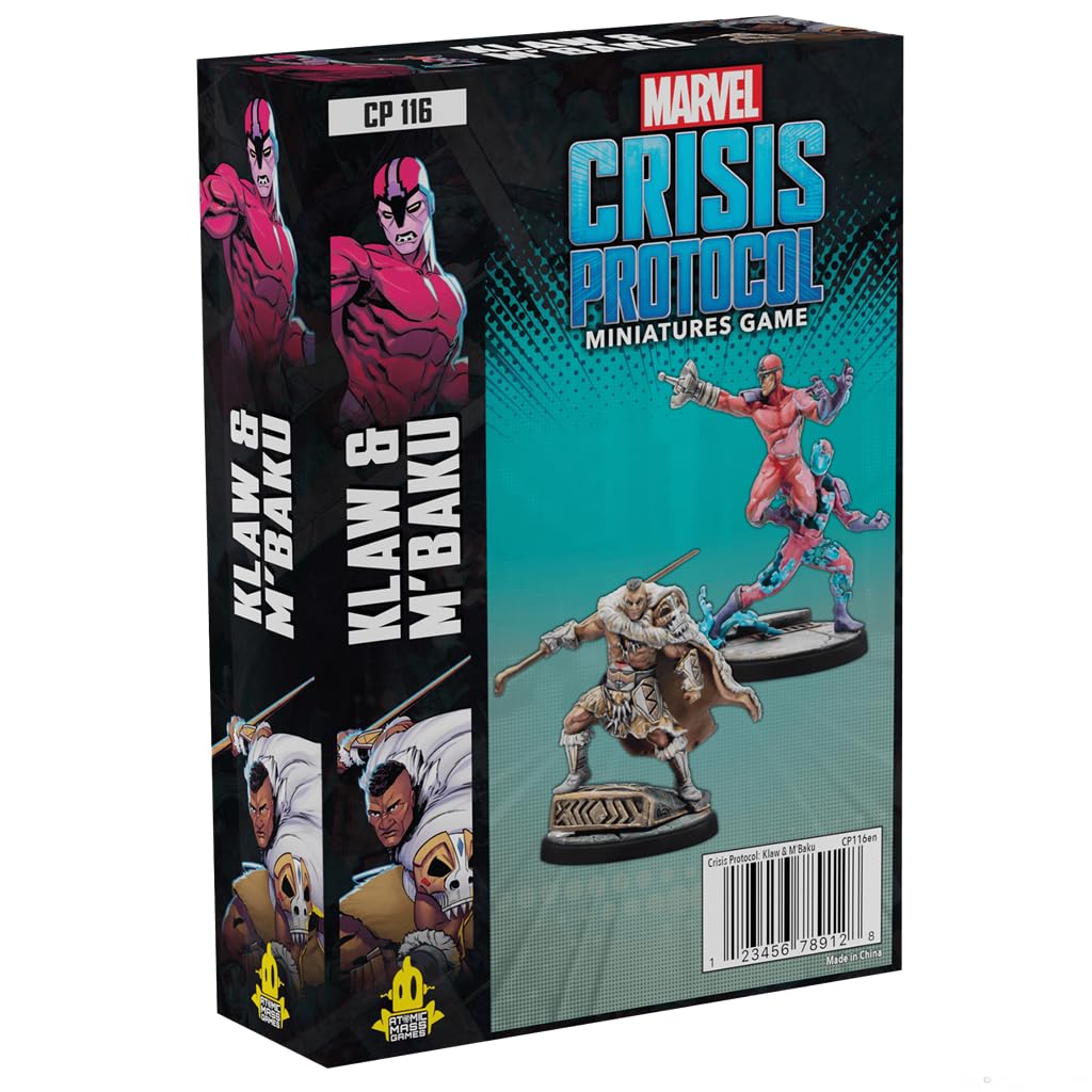 Atomic Mass Games Marvel Crisis Protocol Klaw &amp; M&
