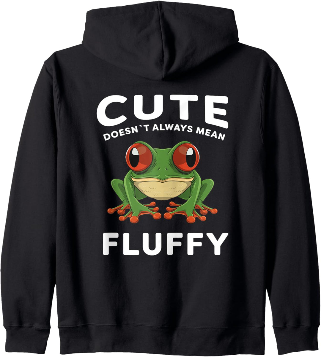 Rotaugenfrosch Design für einen Frosch Fan Kapuzenjacke