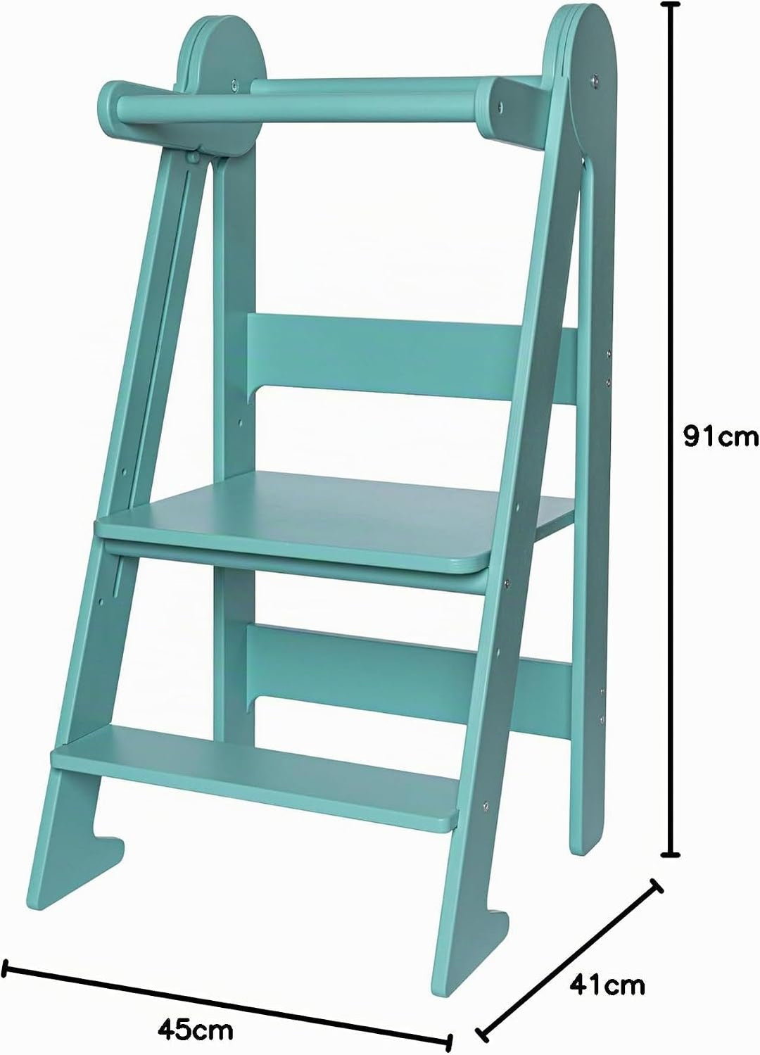 TOYBOX Lernturm Klappbar, Lernturm für Kinder, Höchste Sicherheit, Montessori Lernturm ab 1 Jahr, Kü