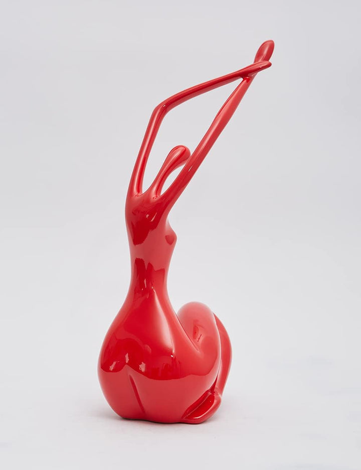 HAUCOZE Frau Figuren Skulptur Yoga Mädchen Dekor Modern Geschenk 33cm | Modern, Ballerina Statue, Fü