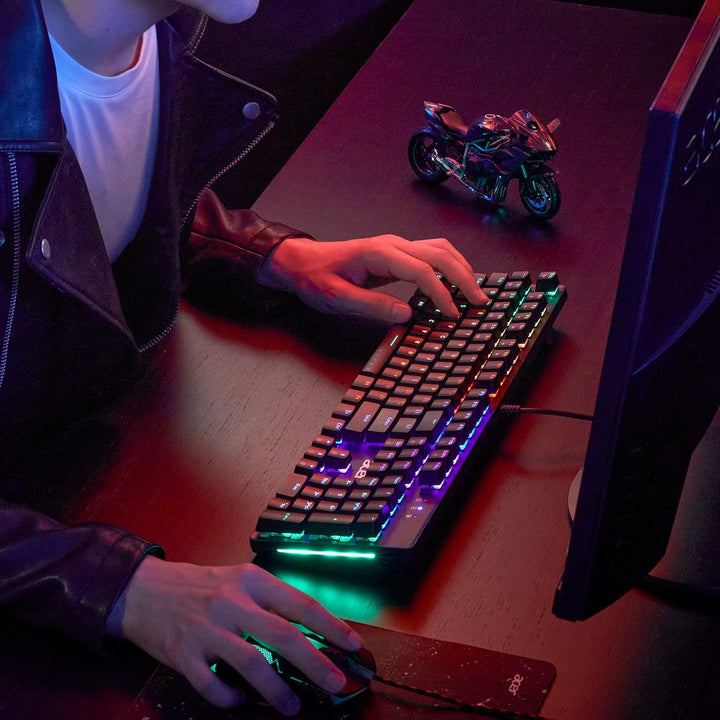 Acer Nitro Gen 2 Kabelgebundene Gaming-Tastatur - RGB beleuchtete Tastatur | 100% Anti-Ghosting (N-K