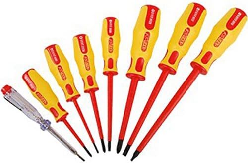KS Tools 117.0550 ERGOTORQUE VDE Schraubendreher-Satz, PH+Schlitz, 8-tlg.