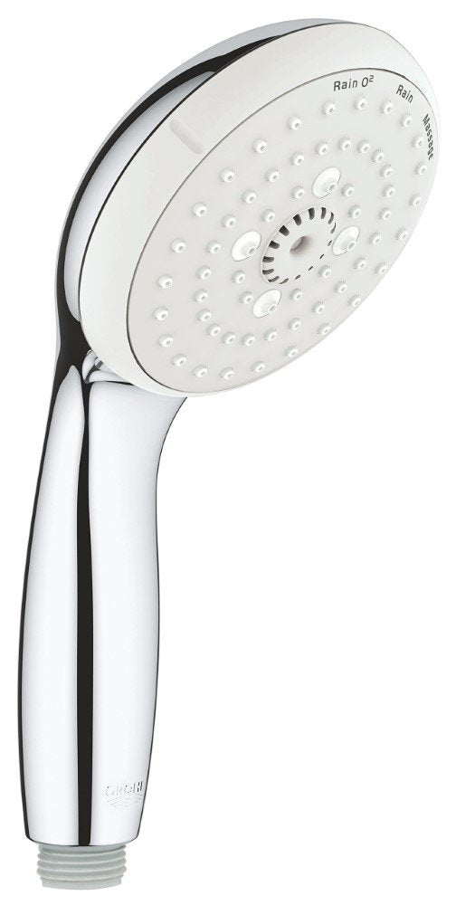GROHE Tempesta 100 - Handbrause (wassersparend, 3 Strahlarten, pflegeleicht, langlebig) , chrom, 282