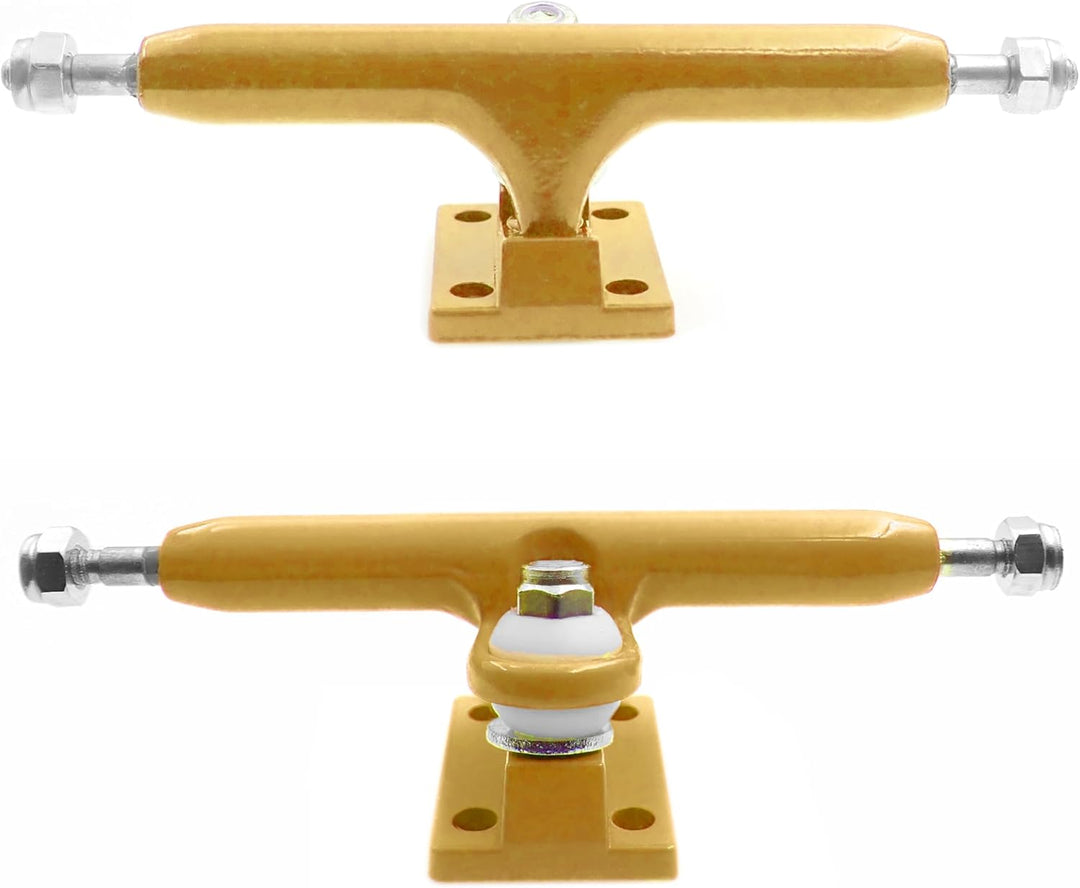 SPITBOARDS 36 mm Fingerboard Pro Trucks by, Real Lock Nuts, Rubber Urethane Bushings, Optimised Hang